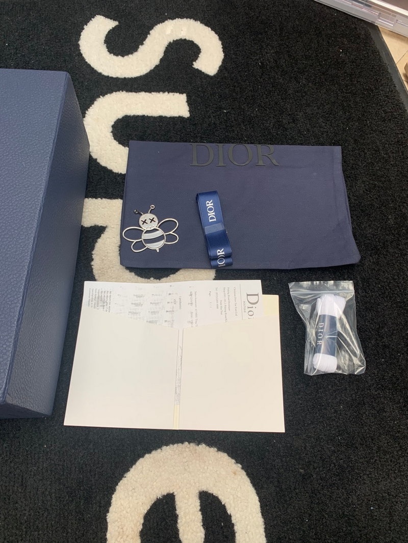 디올 B27 오블리크 미드탑 스니커즈 - 그레이