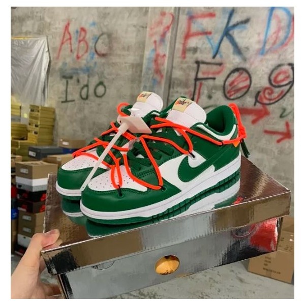 [나이키x오프화이트] 덩크 로우 파인 그린