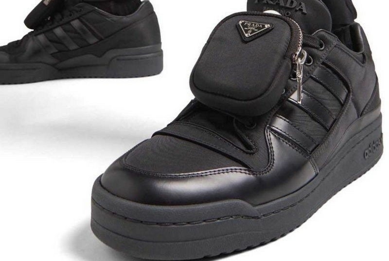 프라다 x 아디다스 리나일론 포럼 스니커즈 (블랙)