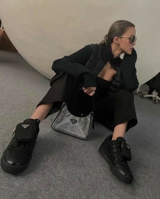 프라다 x 아디다스 리나일론 포럼 스니커즈 (블랙)