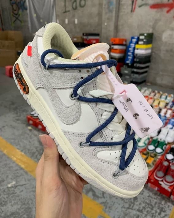 [나이키X오프화이트] 덩크 로우 더 50 - 로트 18