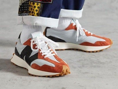 뉴발란스 327 브라운그레이 스니커즈