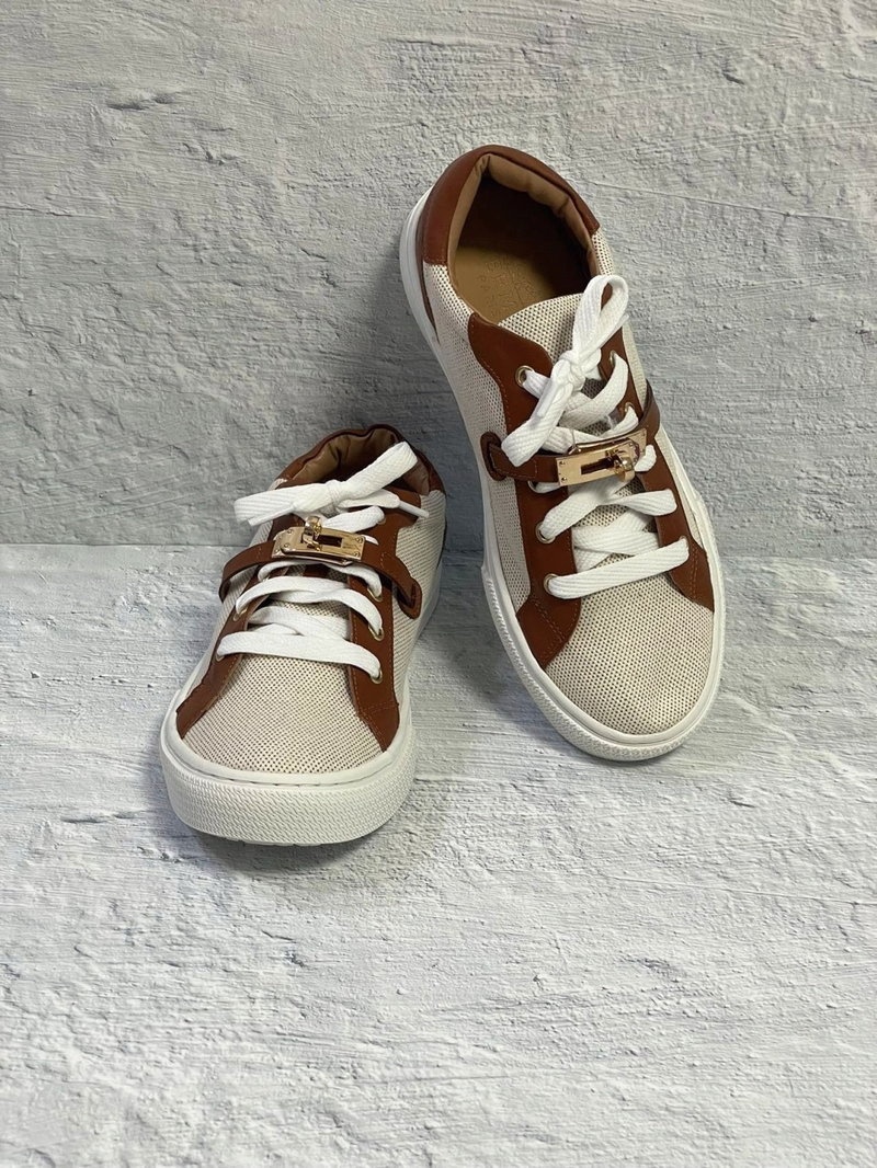 에르메스 데이 켈리 스니커즈 (브라운)