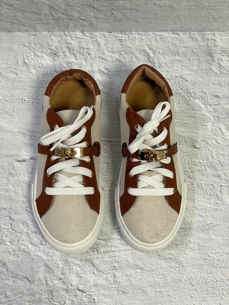 에르메스 데이 켈리 스니커즈 (브라운)