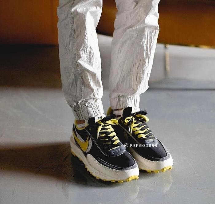 나이키 x 사카이 x 언더커버 LD와플 블랙 브라이트 시트론