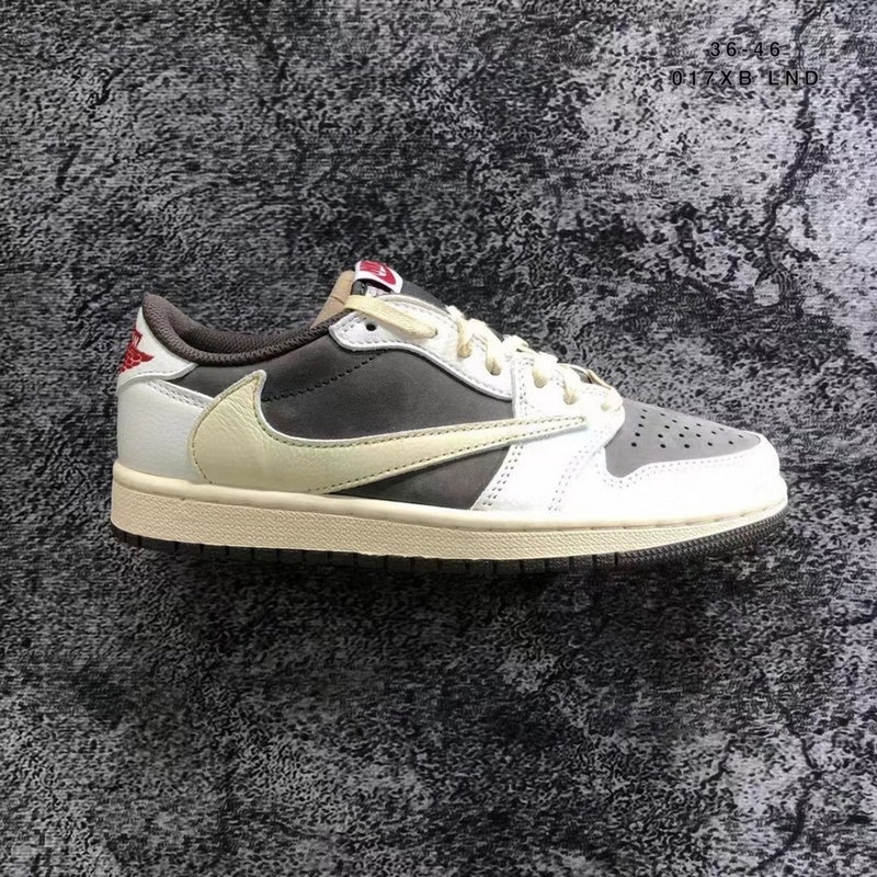 나이키 x 트래비스 스캇 조던1 로우 리버스모카