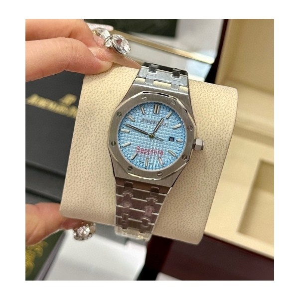 오데마피게 로얄오크 15510 아이스블루 35mm -여성용-