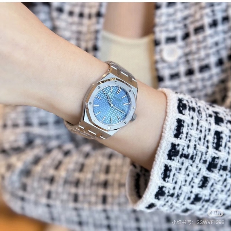 오데마피게 로얄오크 15510 아이스블루 35mm -여성용-