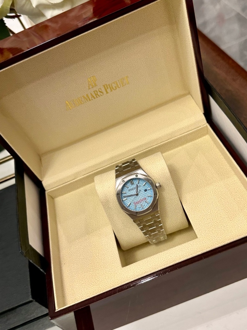 오데마피게 로얄오크 15510 아이스블루 35mm -여성용-