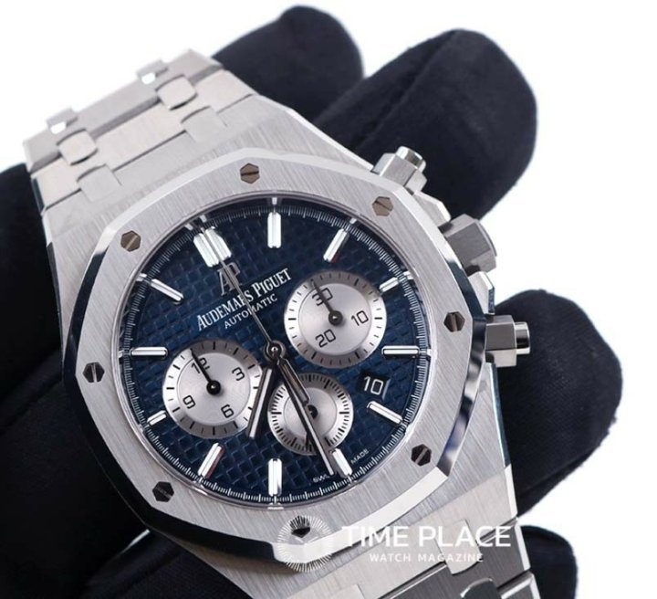 오데마피게 로얄오크 크로노그래프 스틸 시계 - 2 Color