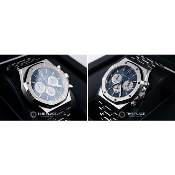 오데마피게 로얄오크 크로노그래프 스틸 시계 - 2 Color