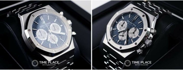 오데마피게 로얄오크 크로노그래프 스틸 시계 - 2 Color