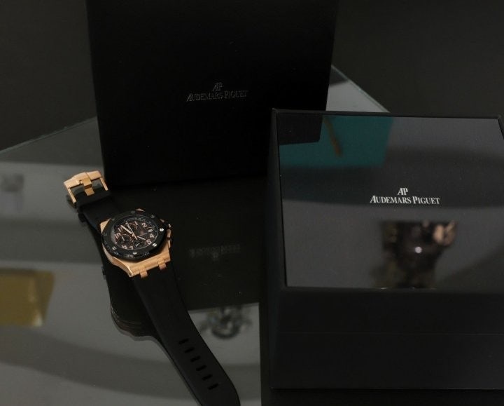 오데마피게 로얄오크 오프쇼어 로즈골드