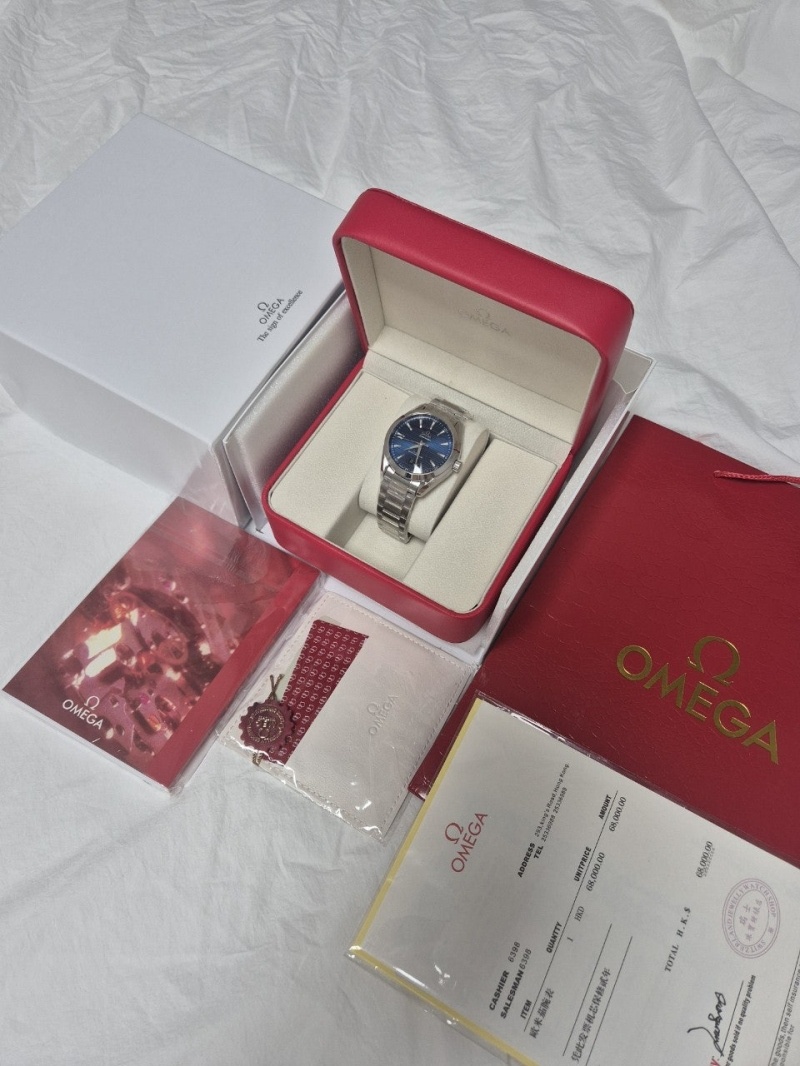 오메가 씨마스터아쿠아 테라 블루 (남성) -풀구성품-