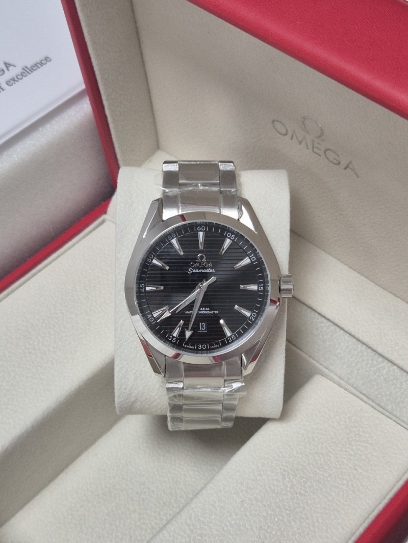 오메가 씨마스터아쿠아 테라 블랙 (남성) -풀구성품-