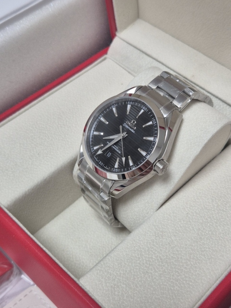 오메가 씨마스터아쿠아 테라 블랙 (남성) -풀구성품-