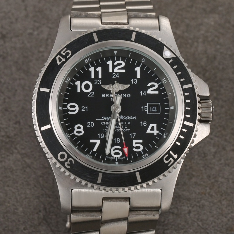 브라이틀링 슈퍼오션2 메탈 블랙 44