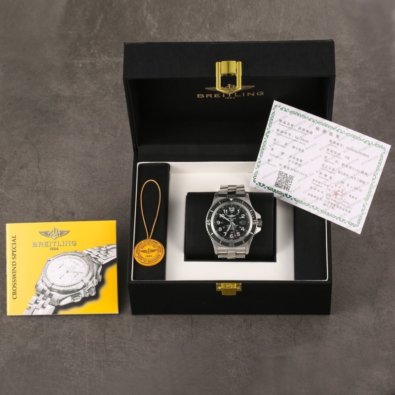 브라이틀링 슈퍼오션2 메탈 블랙 44