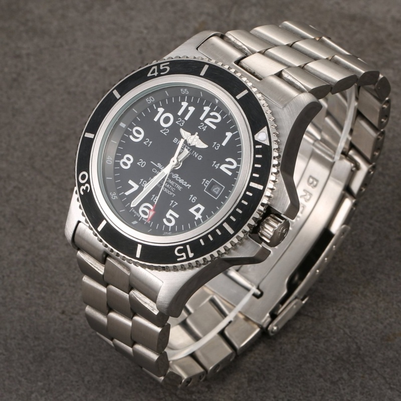 브라이틀링 슈퍼오션2 메탈 블랙 44