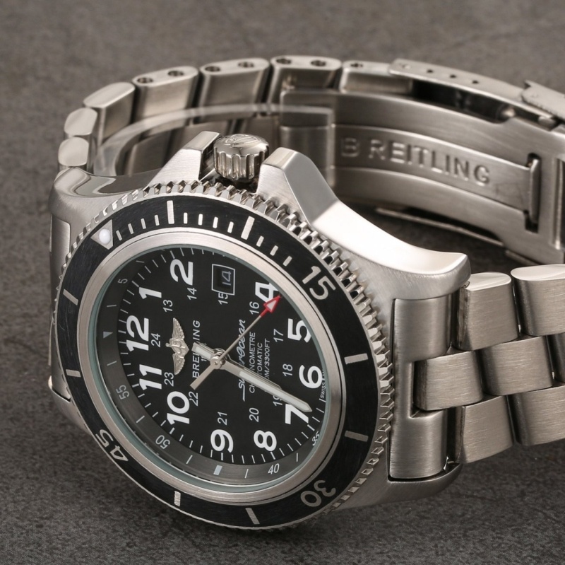 브라이틀링 슈퍼오션2 메탈 블랙 44