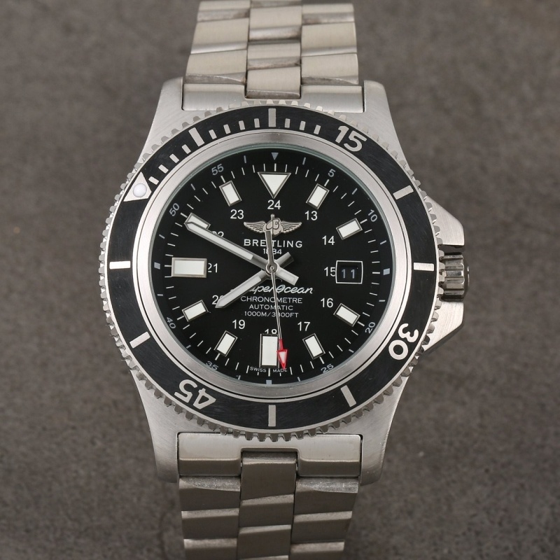 브라이틀링 슈퍼오션2 메탈 블랙 44