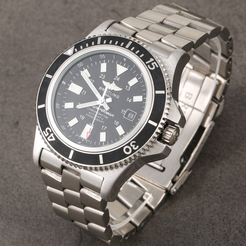 브라이틀링 슈퍼오션2 메탈 블랙 44