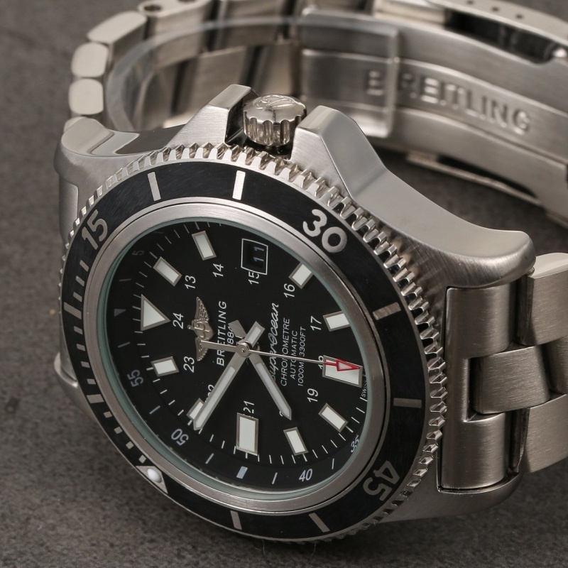 브라이틀링 슈퍼오션2 메탈 블랙 44