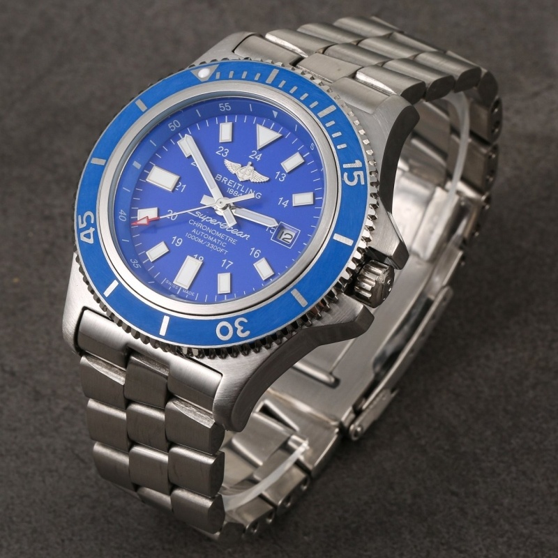 브라이틀링 슈퍼오션2 메탈 블루 44