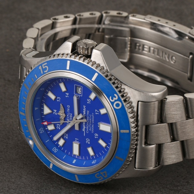 브라이틀링 슈퍼오션2 메탈 블루 44