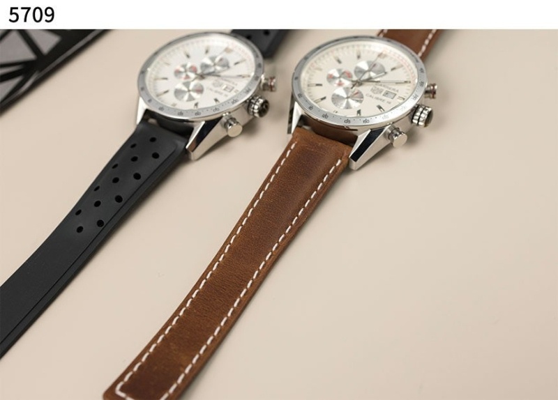 태그호이어 까레라 칼리버16 화이트 실버