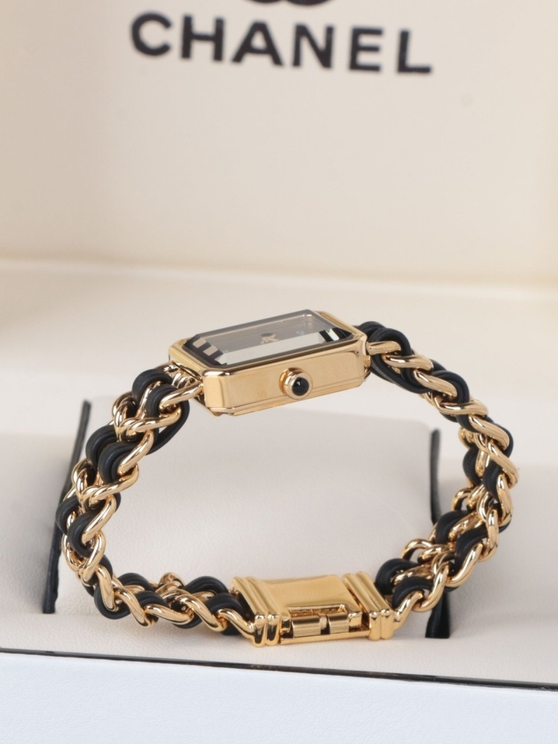 샤넬 프리미에르 체인 워치 블랙