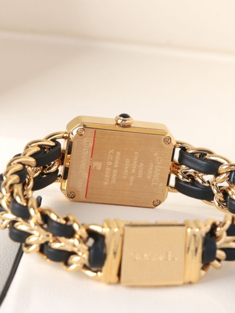 샤넬 프리미에르 체인 워치 블랙