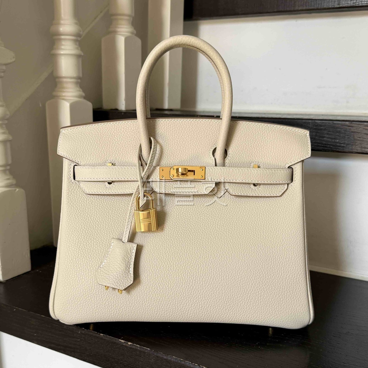 Hermès Birkin 25 Craie Togo x Gold Hardware