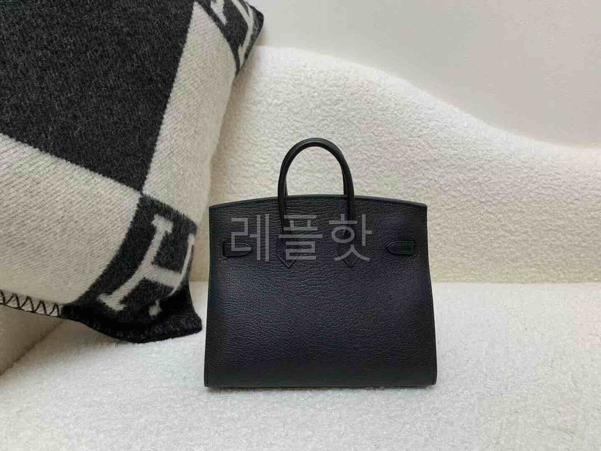 HERMÈS Limited Edition Birkin 20 Sellier Bouclerie Moderne Casaque Noir (89) Chevre Palladium hardware
