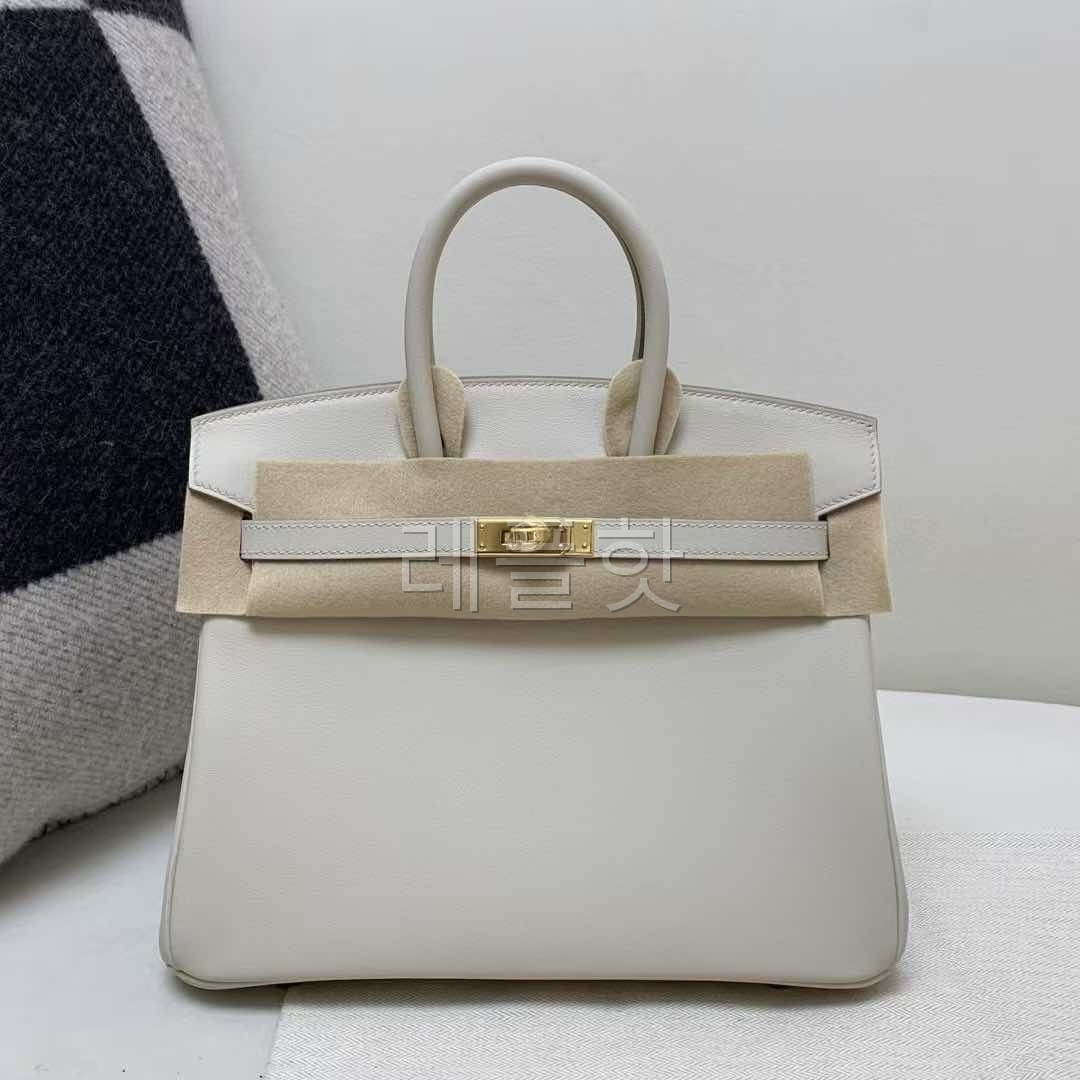 Hermès Birkin 25 Swift Nata x Gold Hardware