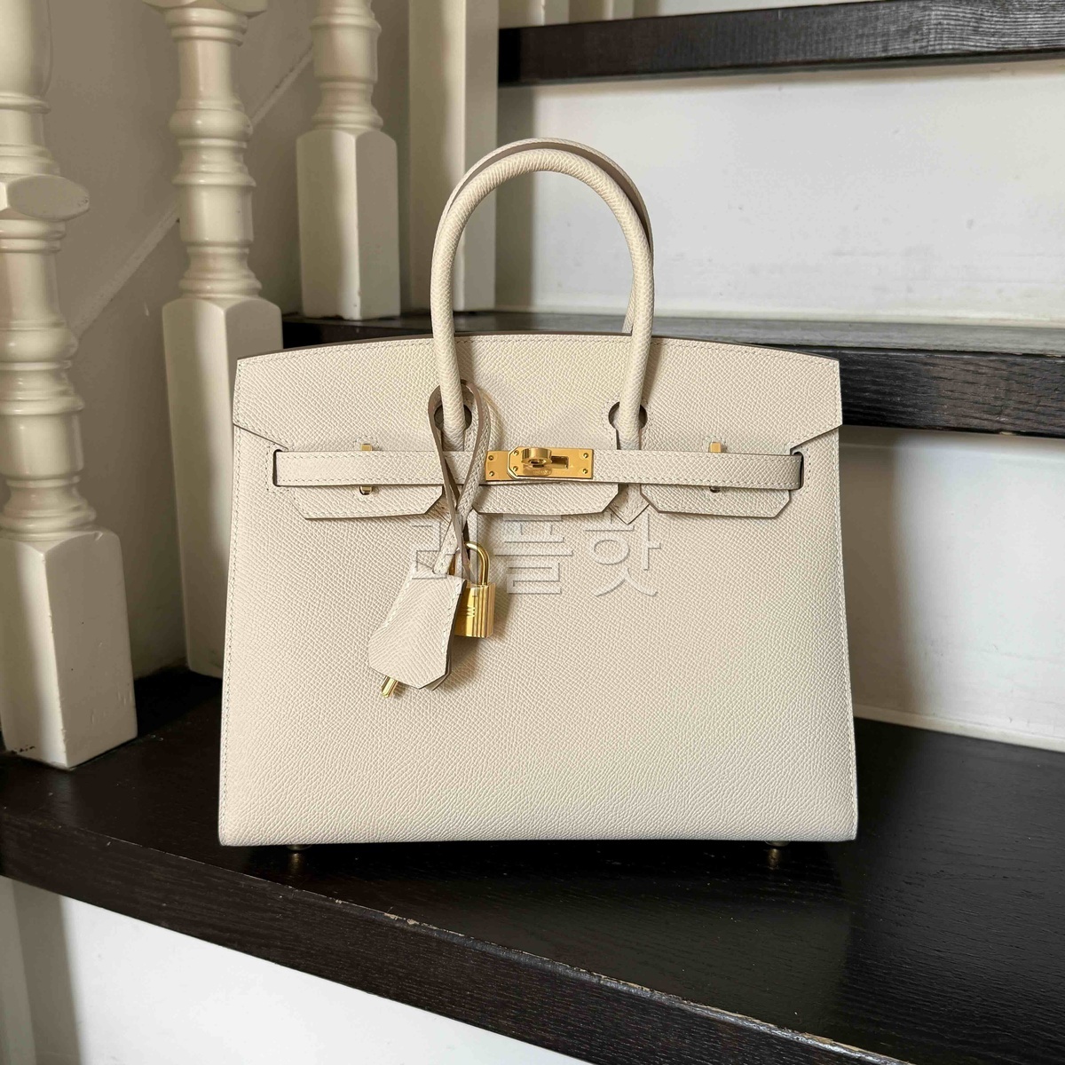 Hermès Birkin25 Epsom Craie x Gold Hardware