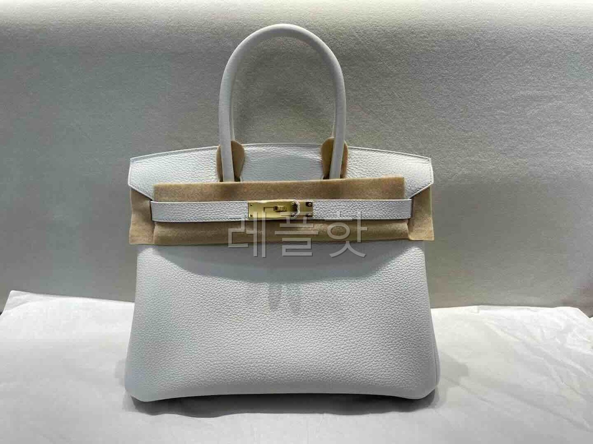 Hermès Birkin30 Togo White x Gold Hardware