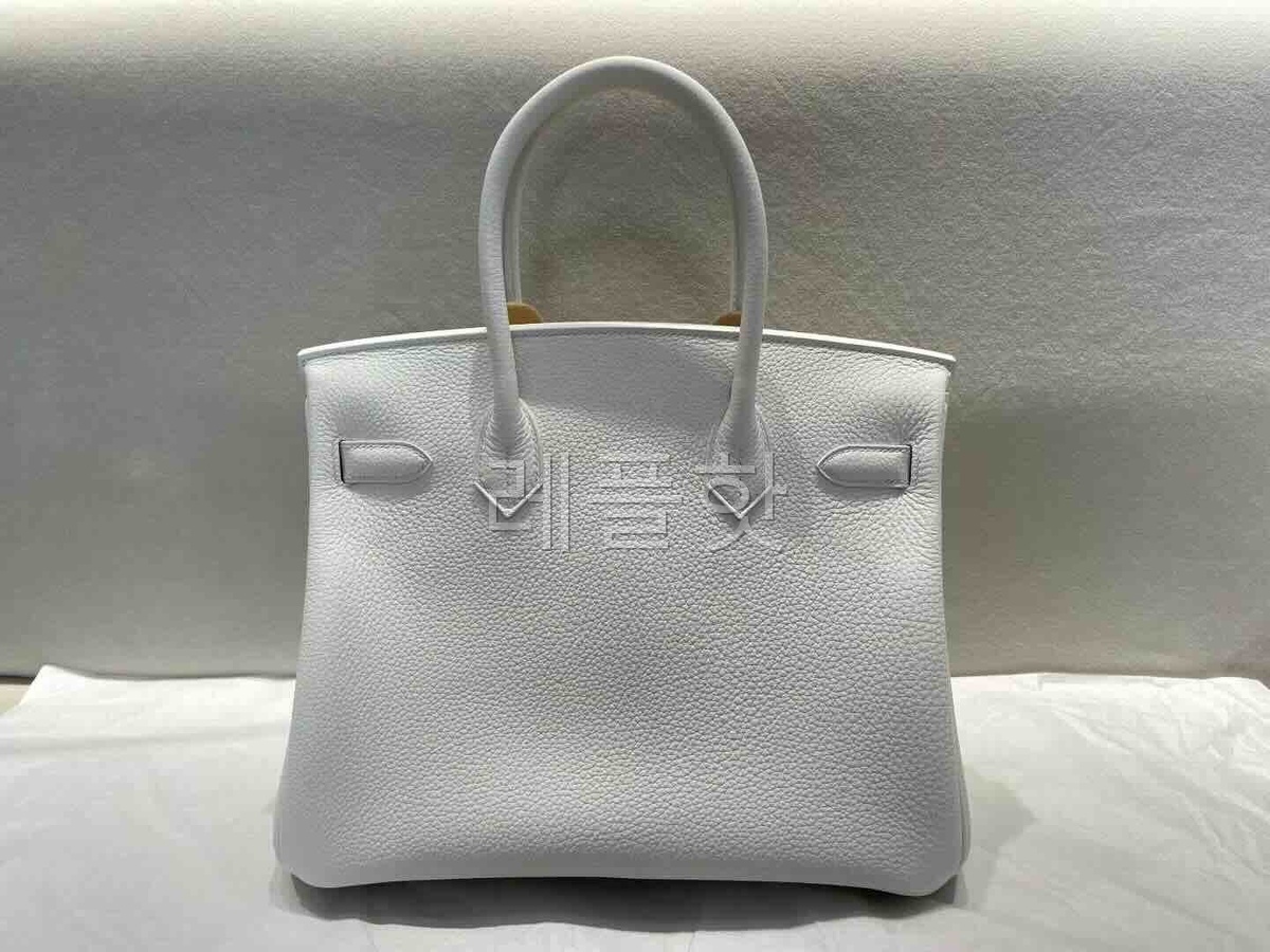 Hermès Birkin30 Togo White x Gold Hardware