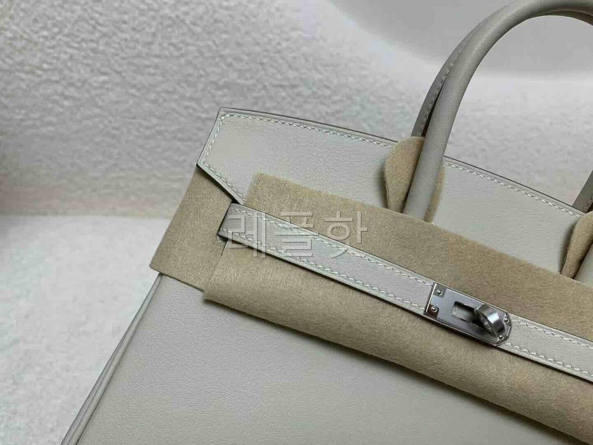 Hermès Birkin 25 Swift Glacier White x Palladium Hardware