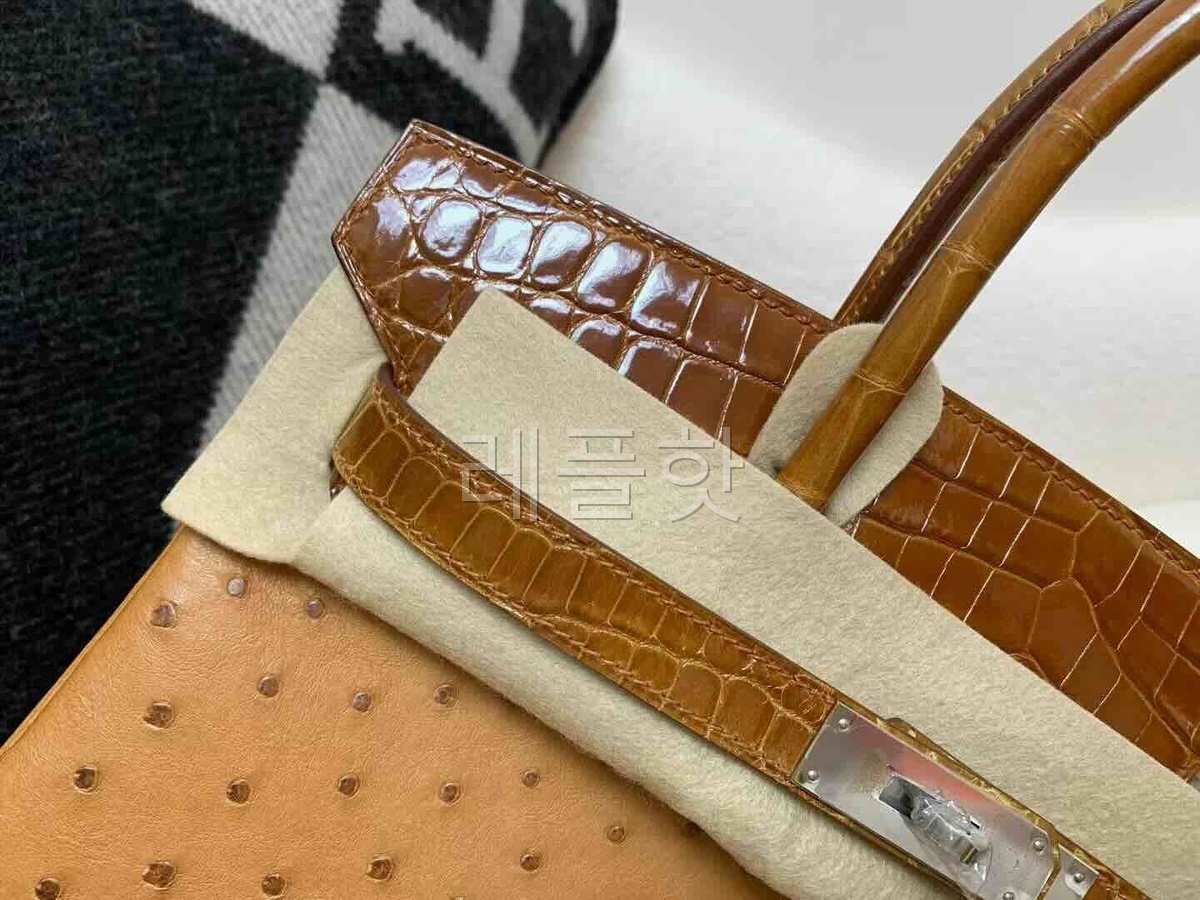 Hermès Birkin 25 Trench Ostrich x Gold Hardware