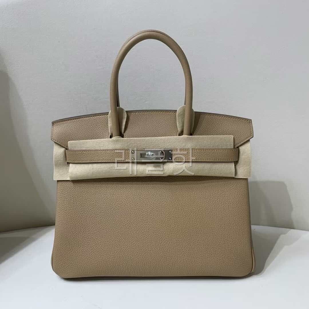Hermès Birkin 30 Togo Chai x Palladium Hardware
