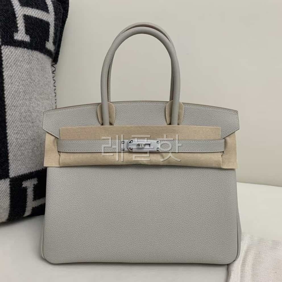 Hermès Birkin 30 Togo Gris Perle x Palladium Hardware