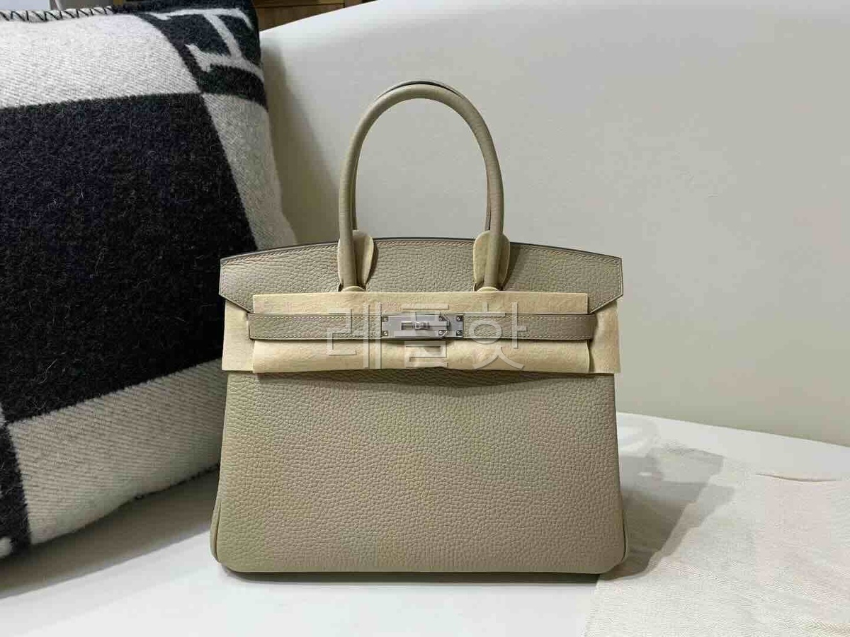 Hermès Birkin30 Togo Gris Tourterelle x Palladium Hardware