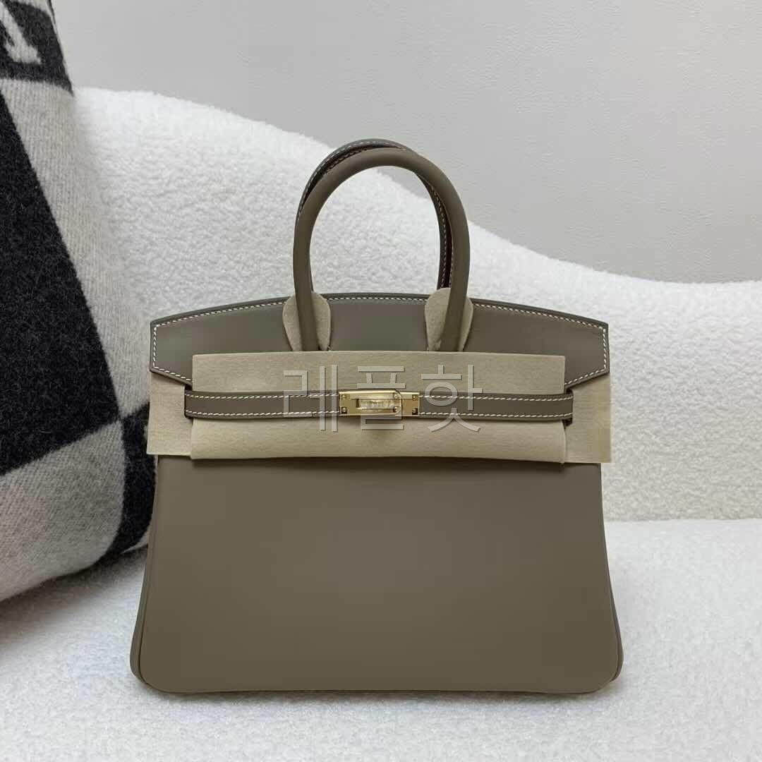 Hermès Birkin 25 Swift Etoupe x Gold hardware
