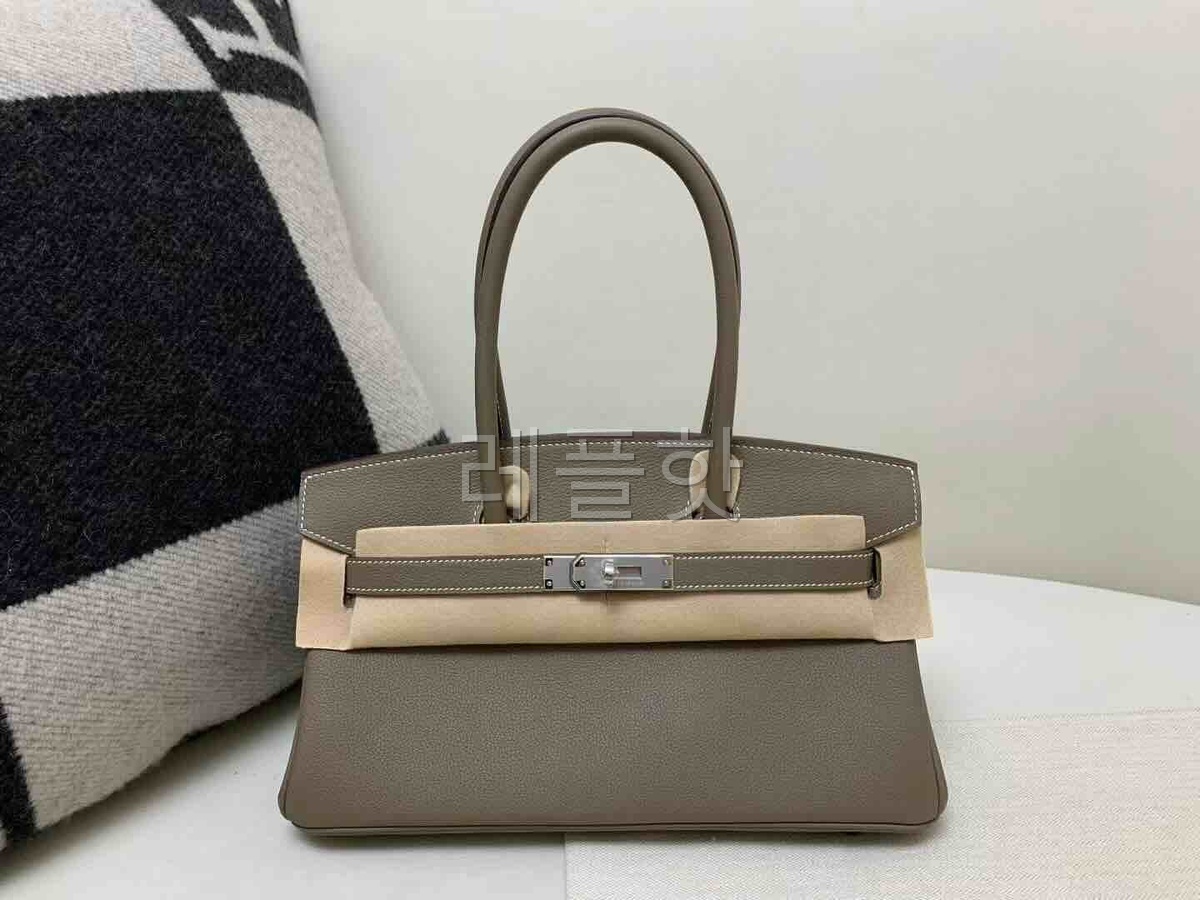 Hermès Birkin Shoulder 29 Evercolor Etoupe x Palladium Hardware