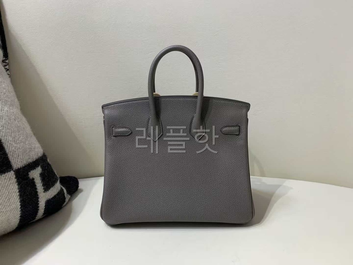 Hermès Birkin 25 Togo Étains x Rose Gold Hardware