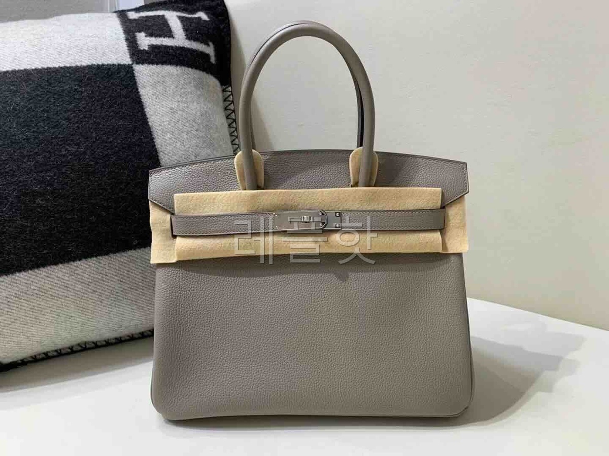 Hermès Birkin30 Togo Gris Asphalt x Gold Hardware