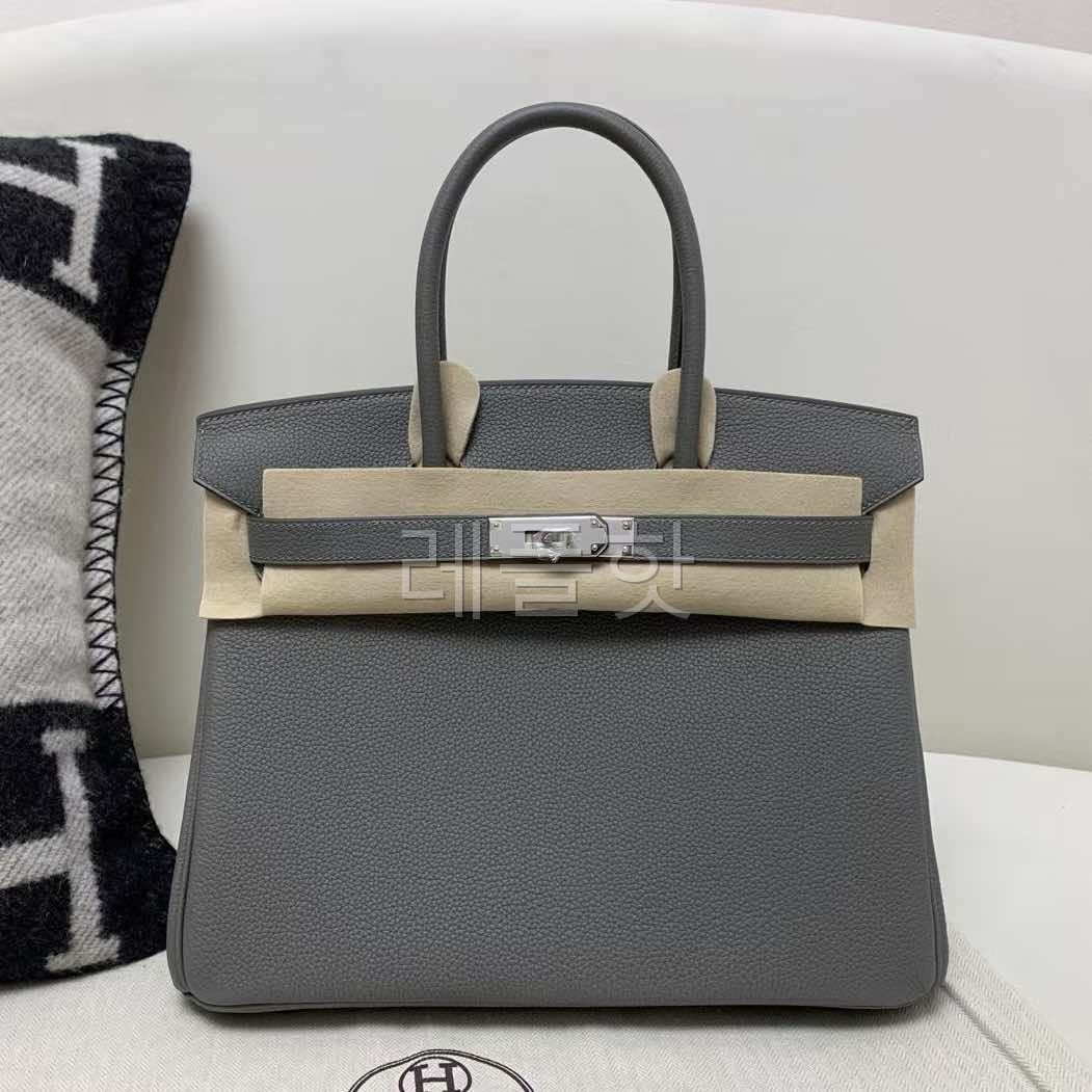 Hermès Birkin 25 Togo Gris Mouette x Palladium Hardware