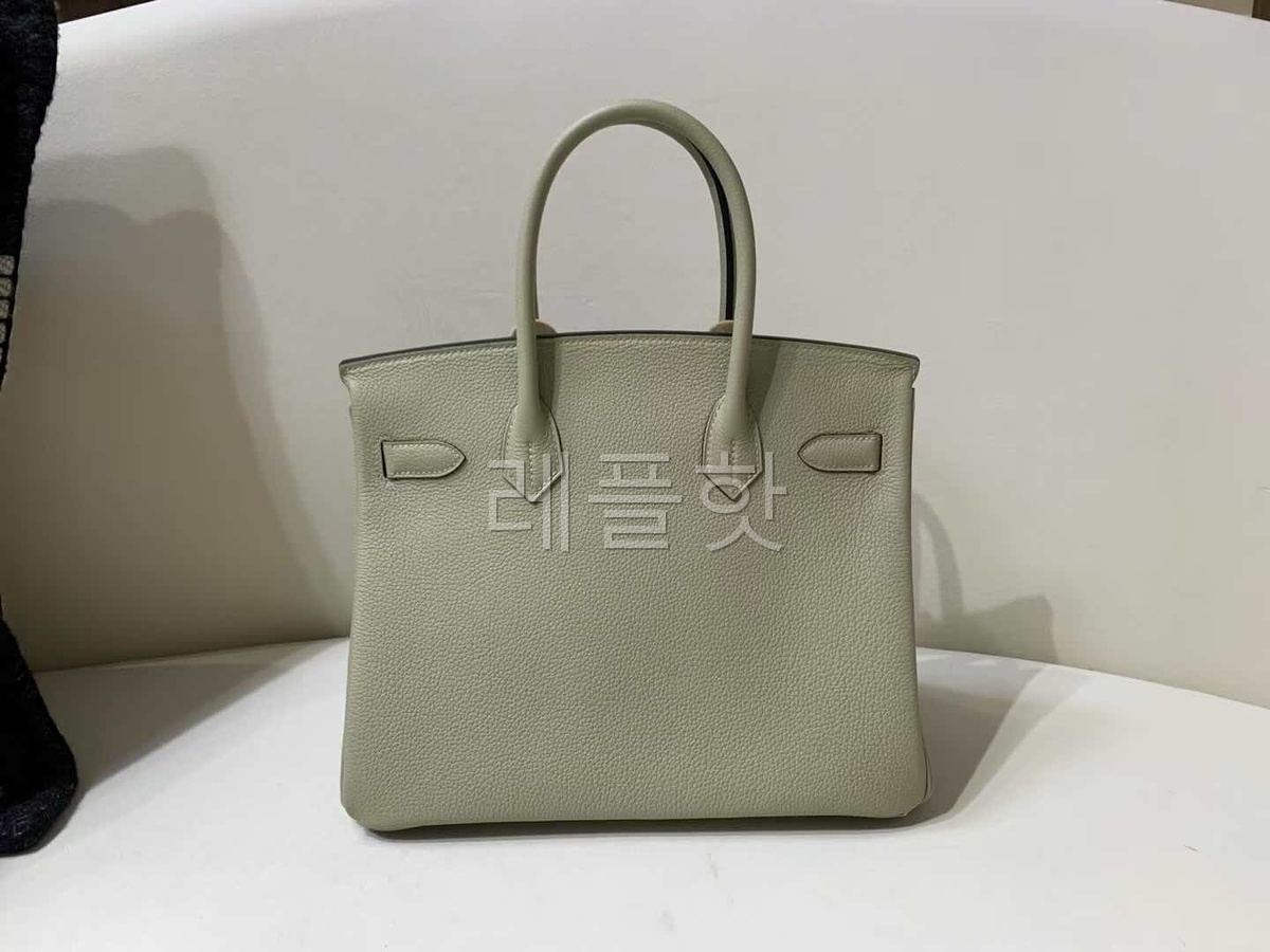 Hermès Birkin 30 Togo Sage Green x Gold Hardware