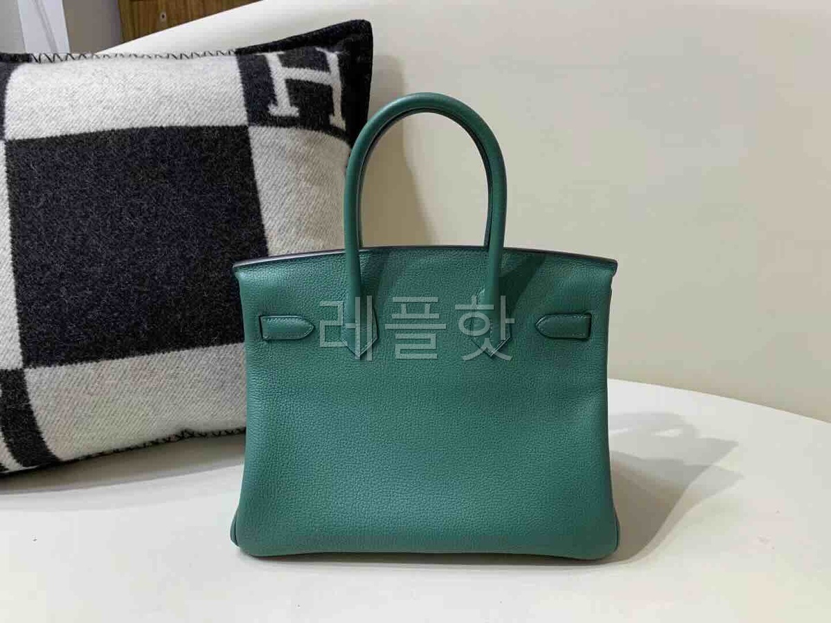 Hermès Birkin30 Togo Malachite x Gold Hardware